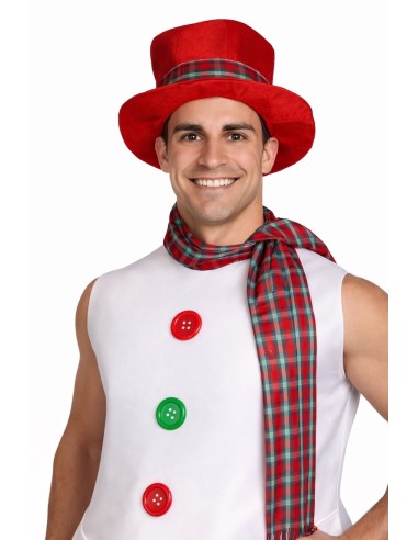Costume Bonhomme de neige Taille L | Costumes pour Adultes Le Roi du Carnaval